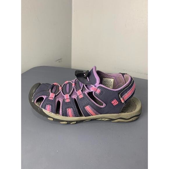 Dream Pairs Girls Outdoor Sandals Size 5 Pink & Purple Adjustable Strap - Picture 7 of 8
